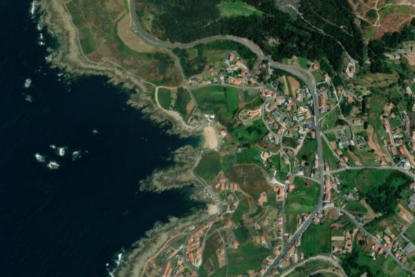 Imagem de satélite da zona de Area Grande