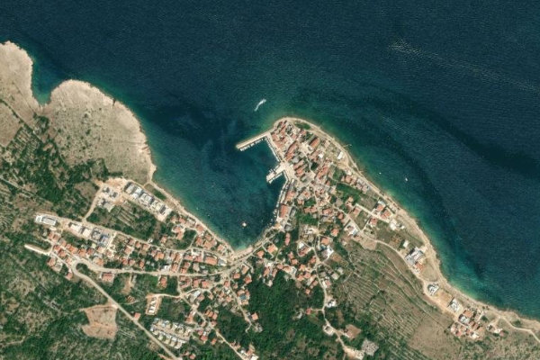 Imagem de satélite da zona de Vinjerac