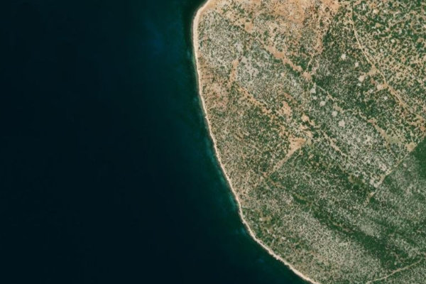 Imagem de satélite da zona de Proboj