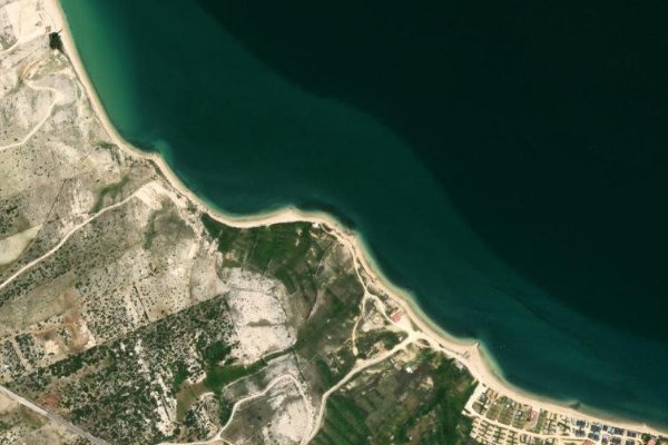 Imagem de satélite da zona de Barkariž
