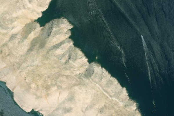 Imagem de satélite da zona de Ledenik