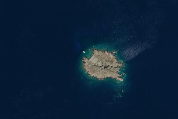Imagem de satélite da zona de Brusnik