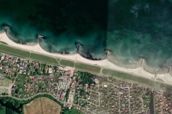 Imagem de satélite da zona de Au-Weide