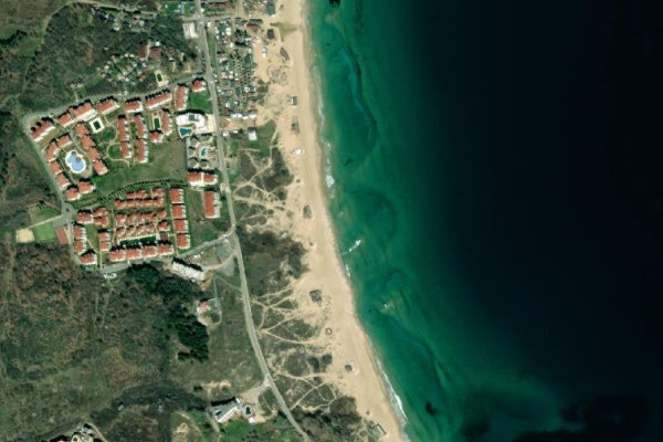 Imagem de satélite da zona de Kamping Smokini