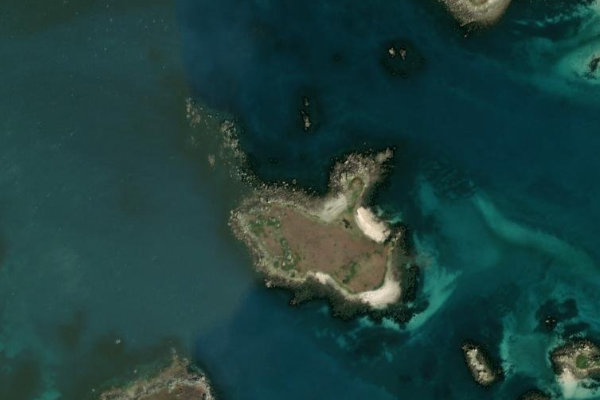 Imagem de satélite da zona de Coal Porth