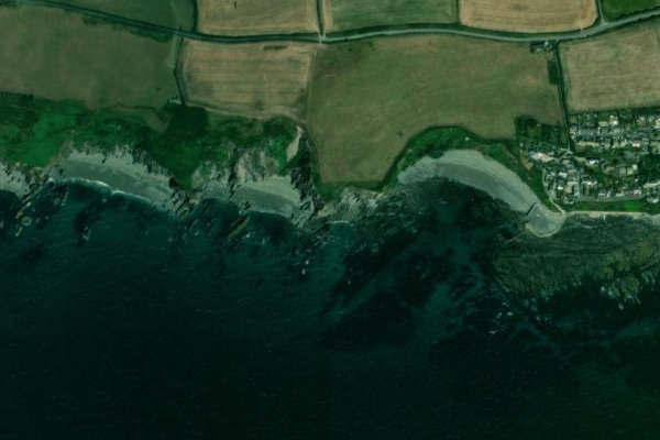 Imagem de satélite da zona de Britain Point