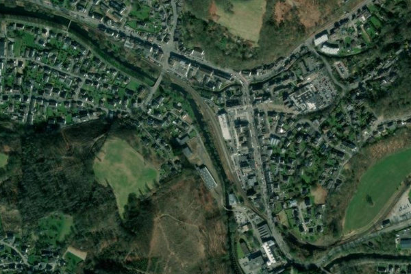 Imagem de satélite da zona de Agger (Engelskirchen)