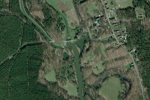 Imagem de satélite da zona de Spree (Boxberg)