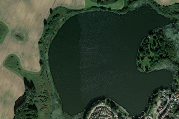 Imagem de satélite da zona de Luckower See