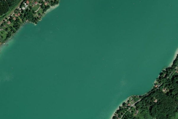 Imagem de satélite da zona de Pilsensee