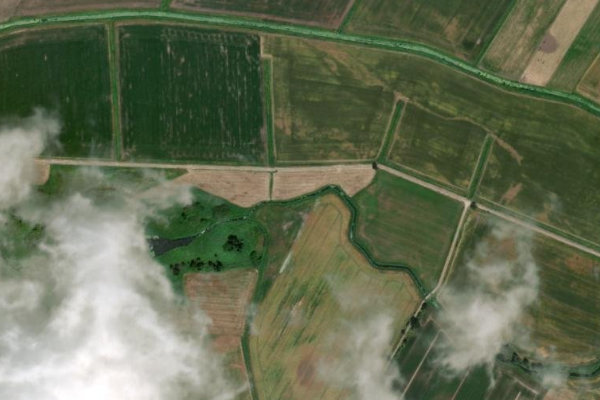 Imagem de satélite da zona de Alte Ilau