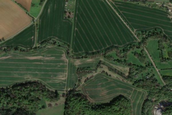 Imagem de satélite da zona de Wieda