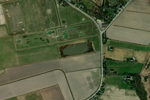 Imagem de satélite da zona de Schacht Rosenkranz