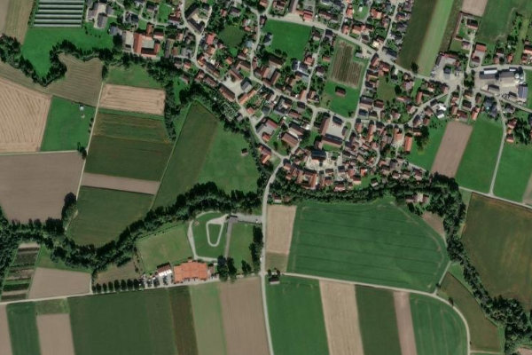 Imagem de satélite da zona de Vils (Gergweis)