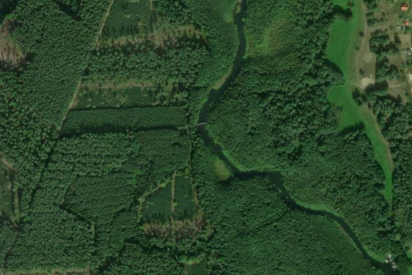 Imagem de satélite da zona de Drosedower Bek