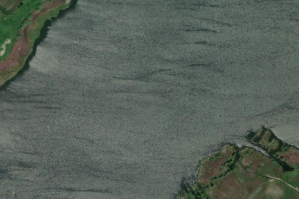 Imagem de satélite da zona de Pritzerber See