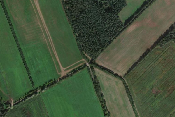 Imagem de satélite da zona de Elde-Rögnitz-Überleiter
