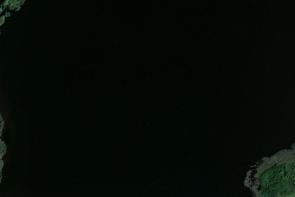 Imagem de satélite da zona de Barniner See