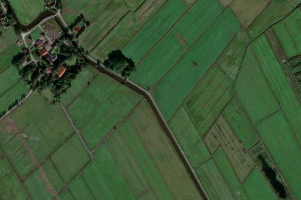 Imagem de satélite da zona de Trecktief