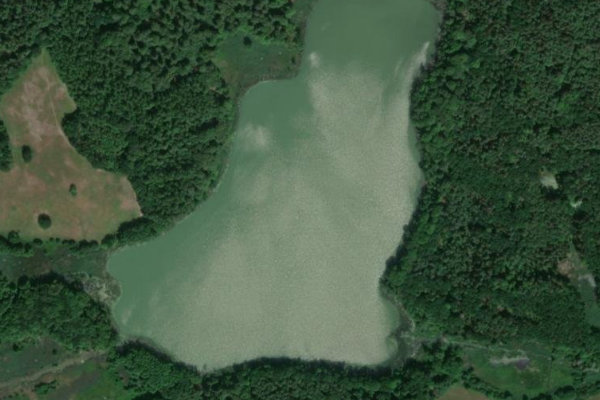 Imagem de satélite da zona de Großer Babarowsee