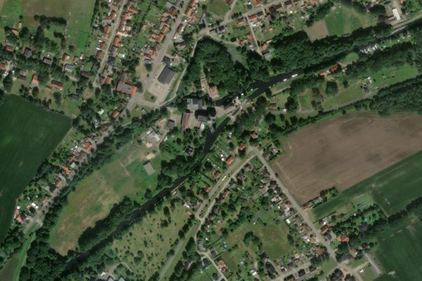 Imagem de satélite da zona de Elde (Neu Kaliß)