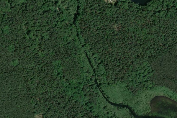 Imagem de satélite da zona de Rottstielfließ