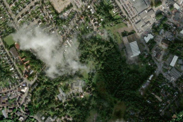 Imagem de satélite da zona de Stör (Neumünster)