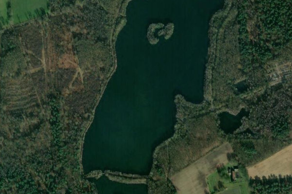 Imagem de satélite da zona de Heidesee (Bottrop)