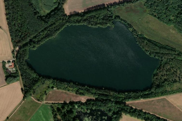 Imagem de satélite da zona de Anna Süd (Helmstedt)