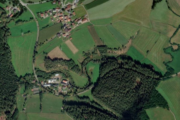 Imagem de satélite da zona de Rinchnacher Ohe