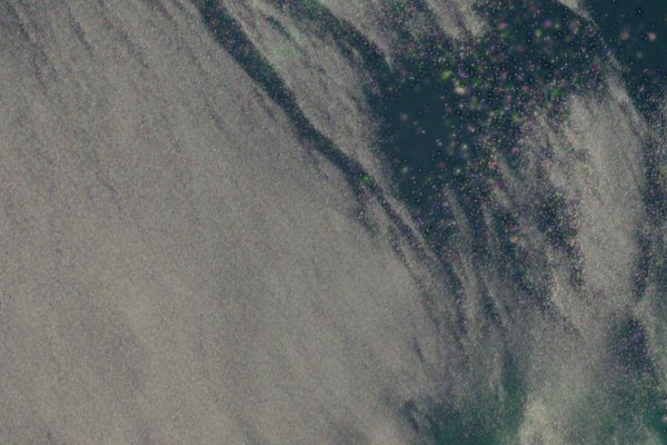 Imagem de satélite da zona de Parsteiner See