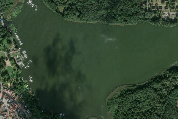 Imagem de satélite da zona de Schwedtsee