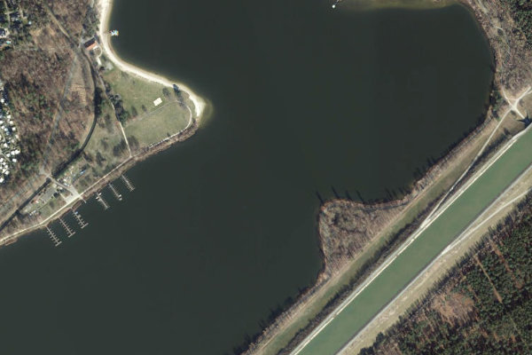 Imagem de satélite da zona de Tankumsee
