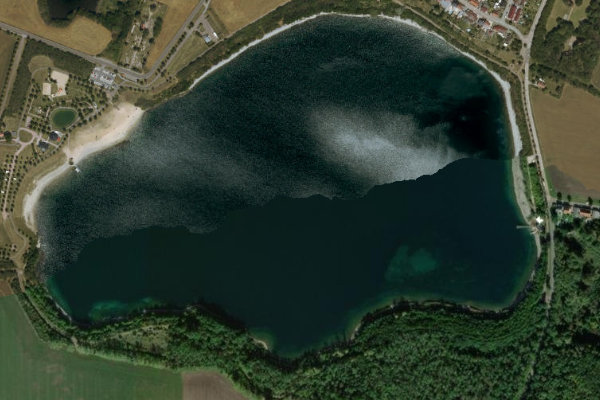 Imagem de satélite da zona de Edderitzer See