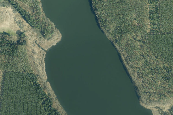 Imagem de satélite da zona de Großer Samithsee