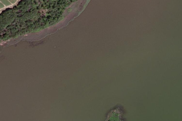 Imagem de satélite da zona de Malchiner See