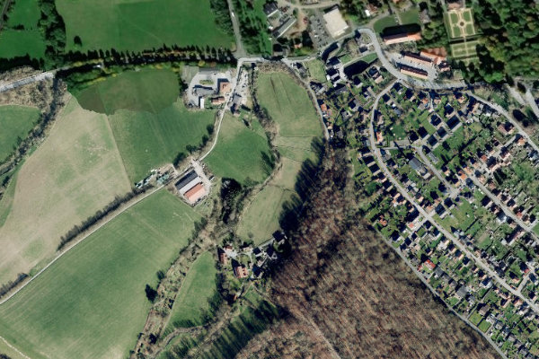 Imagem de satélite da zona de Niese