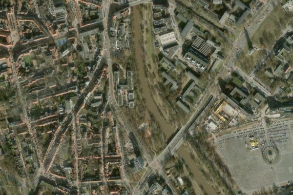 Imagem de satélite da zona de Ihme (Hannover)