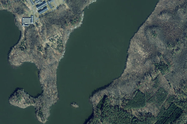 Imagem de satélite da zona de Großer Baalsee