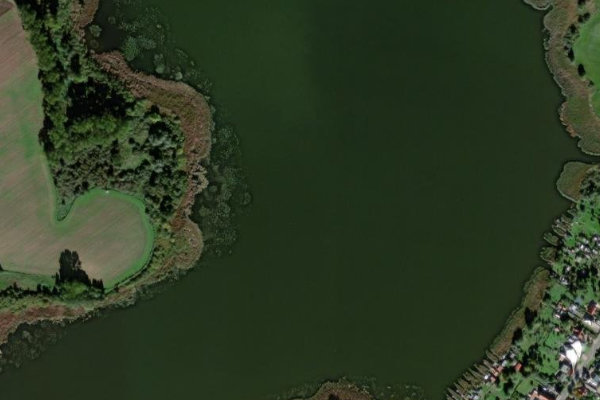 Imagem de satélite da zona de Bützower See