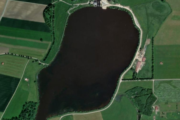 Imagem de satélite da zona de Frankenhofner See