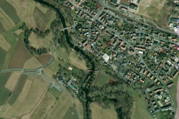 Imagem de satélite da zona de Main (Mainleus)