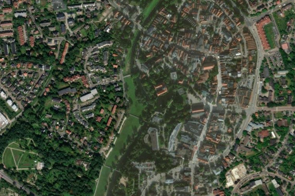 Imagem de satélite da zona de Luhe (Winsen/Luhe)