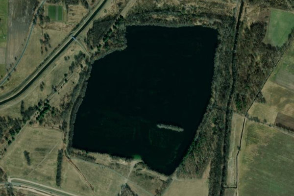 Imagem de satélite da zona de Kiessee Maust