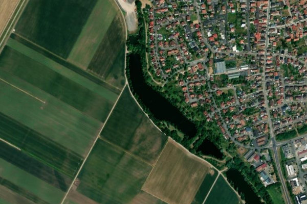 Imagem de satélite da zona de Taschsee