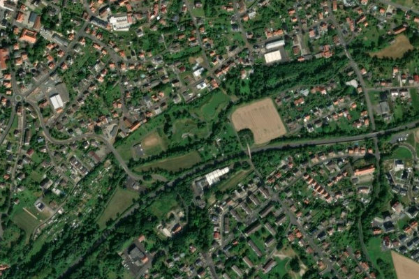 Imagem de satélite da zona de Efze (Homberg)