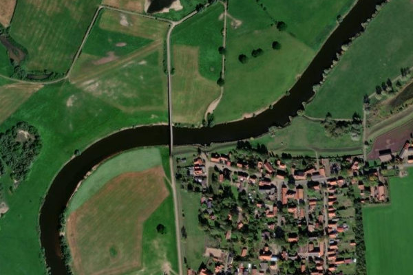 Imagem de satélite da zona de Aller (Eilte)