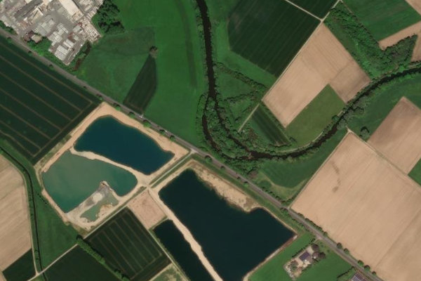 Imagem de satélite da zona de Altarm Kaphof