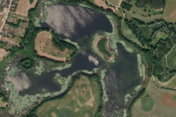 Imagem de satélite da zona de Brodowinsee