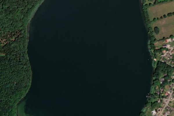 Imagem de satélite da zona de Belauer See
